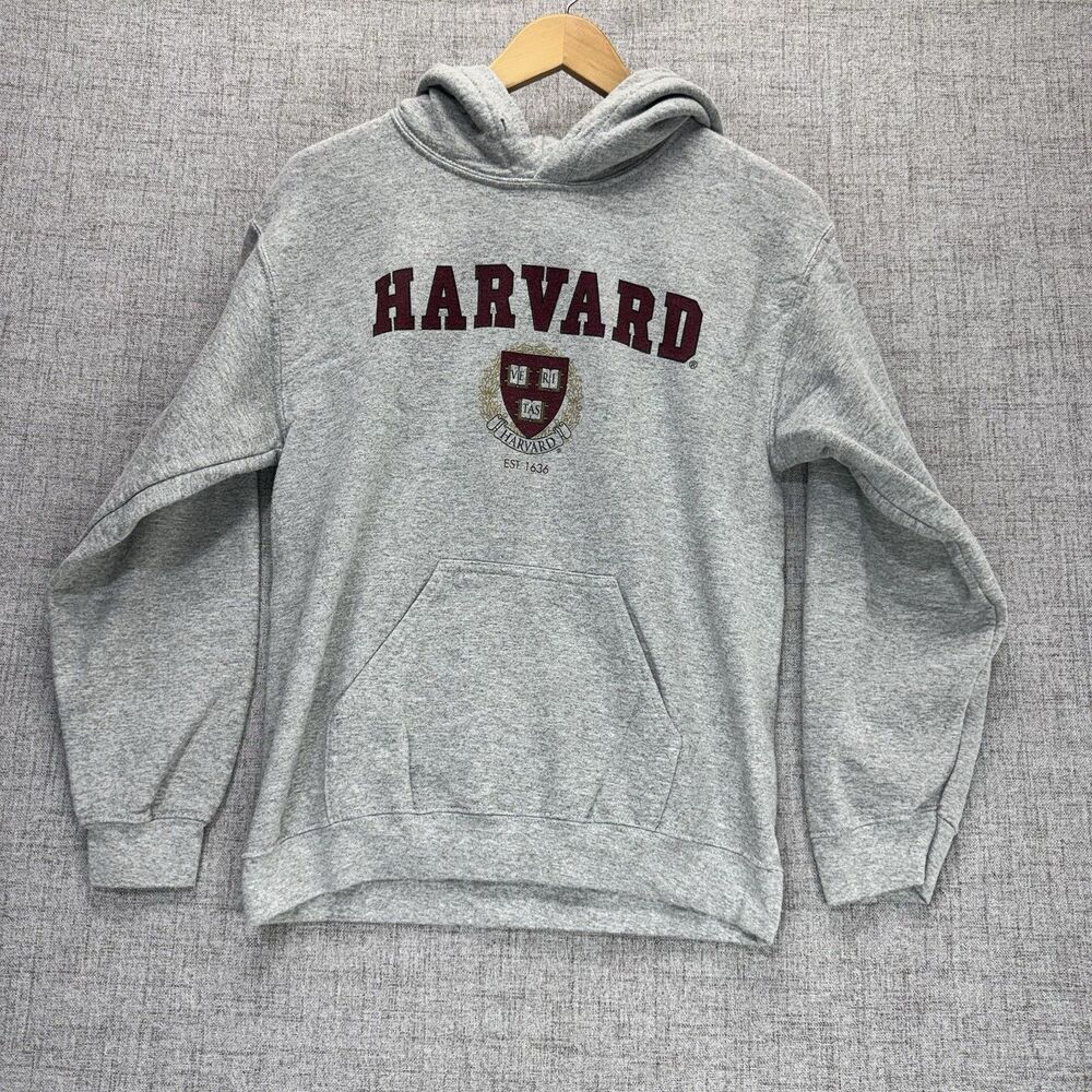 Vintage Harvard University Hoodie Men's Size Small